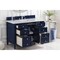 James Martin Vanities Brittany 48in Single Vanity, Victory Blue w/ 3 CM Eternal Jasmine Pearl Quartz Top 650-V48-VBL-3EJP - alternate 3